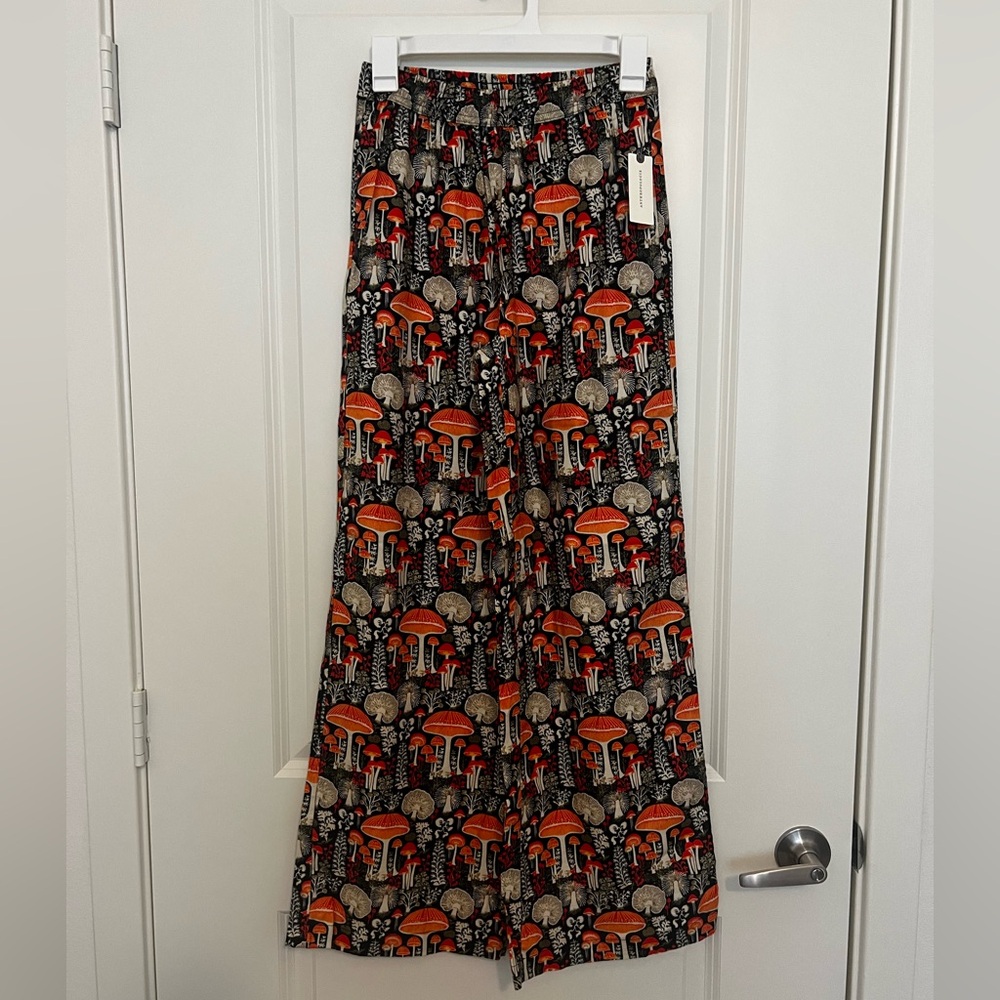 NWT Mushroom Anthropologie Pajama pants size xxs